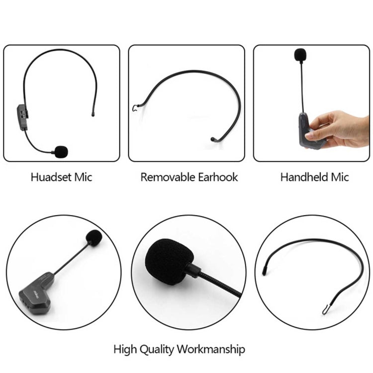 ASiNG WM01 2.4GHz Wireless Audio Transmission Electronic Pickup Microphone, Transmission Distance: 50m - free shipping - PMC TechLife - Order now!