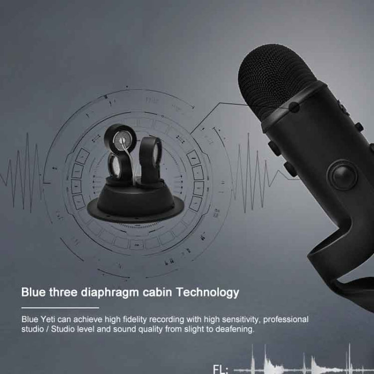 Logitech Blue Yeti USB Condenser Microphone(Black) - free shipping - PMC TechLife - Order now!