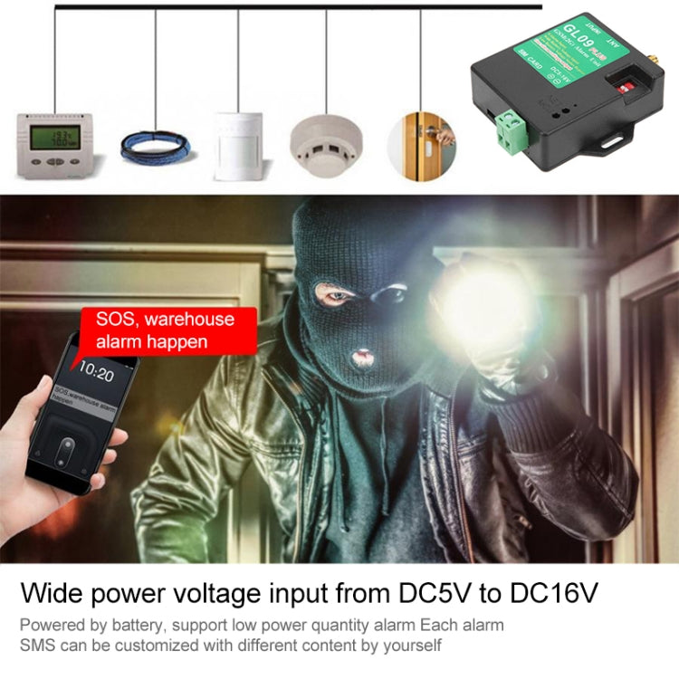 GL09 PLUS Low Standby Power Consumption 8-channel Monitoring GSM Alarm Module - Module by PMC TechLife | Online Shopping South Africa | PMC TechLife | Buy Now Pay Later Mobicred