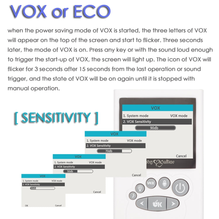 WLSES GB101 2.4 inch Wireless Surveillance Camera Baby Monitor, US Plug - Baby Monitor by PMc TechLife | Online Shopping South Africa | PMc TechLife | Buy Now Pay Later Mobicred