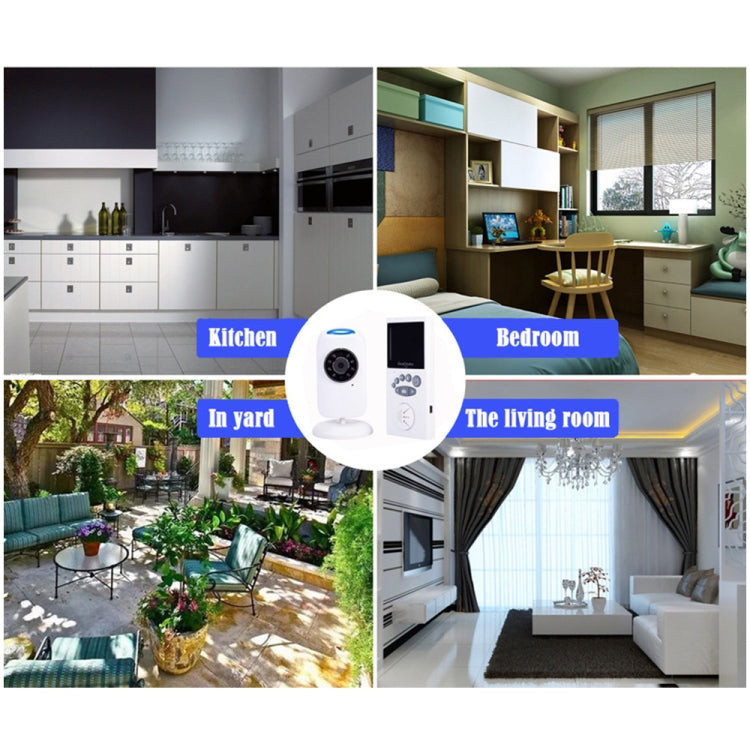 WLSES GB101 2.4 inch Wireless Surveillance Camera Baby Monitor, US Plug - Baby Monitor by PMc TechLife | Online Shopping South Africa | PMc TechLife | Buy Now Pay Later Mobicred