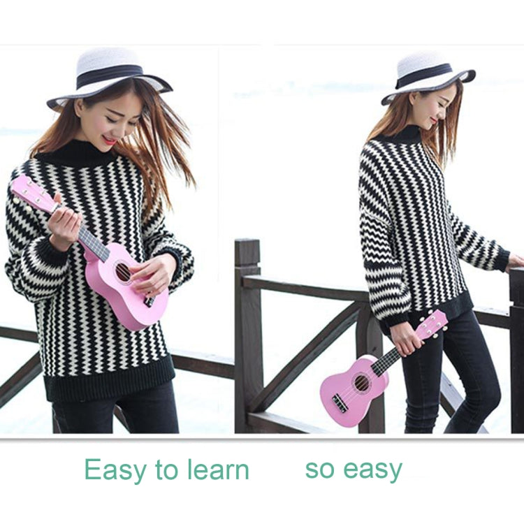 HM100 21 inch Basswood Ukulele Children Musical Enlightenment Instrument(Pink) - String Instrument Accessories by PMC TechLife | Online Shopping South Africa | PMC TechLife | Buy Now Pay Later Mobicred