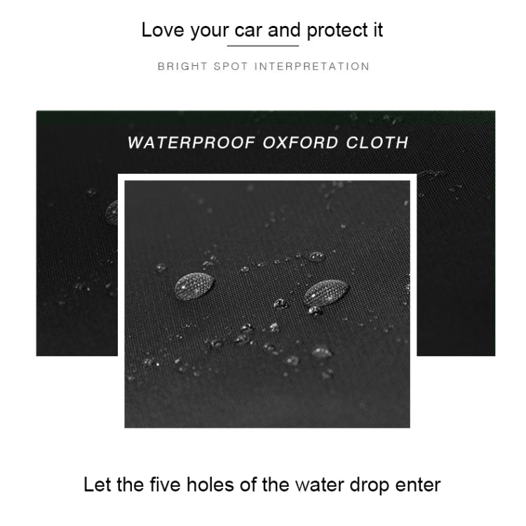 210D Oxford Cloth Motorcycle Electric Car Rainproof Dust-proof Cover, Size: XL (Black Silver) - Raincoat by PMC TechLife | Online Shopping South Africa | PMC TechLife | Buy Now Pay Later Mobicred