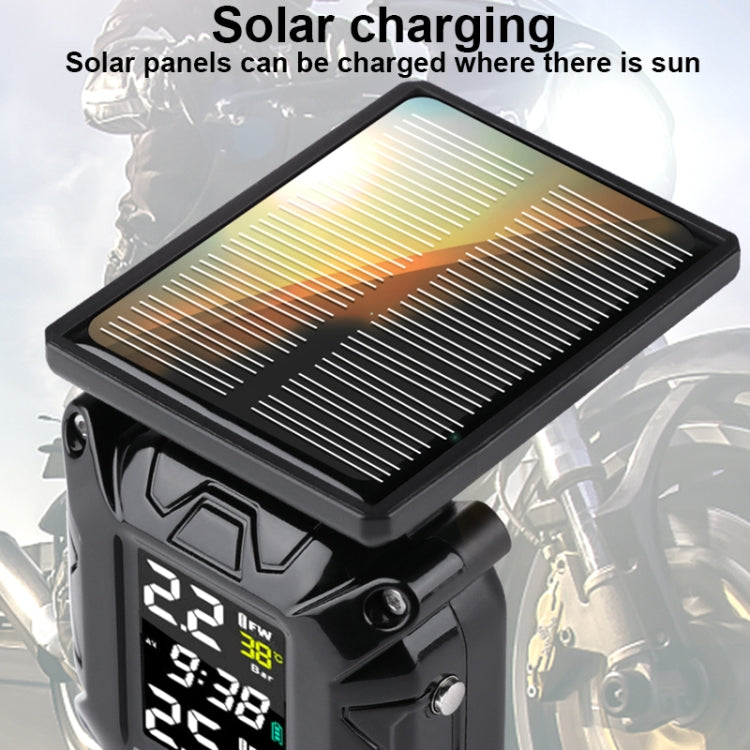 M9 Motorcycle Solar Wireless Tire Pressure Monitor  Tire Pressure - Electrical System by PMC TechLife | Online Shopping South Africa | PMC TechLife | Buy Now Pay Later Mobicred