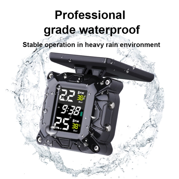 M9 Anti-vibration Motorcycle Solar Wireless Tire Pressure Monitor  Tire Pressure - free shipping - PMC TechLife - Order now!