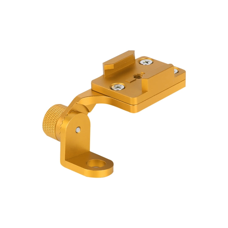 RUIGPRO Motorcycle Handlebar Alloy Phone Bracket for GoPro, Insta360, DJI and Other Action Cameras(Gold) - Bicycle Handlebar Mount by PMC TechLife | Online Shopping South Africa | PMC TechLife | Buy Now Pay Later Mobicred