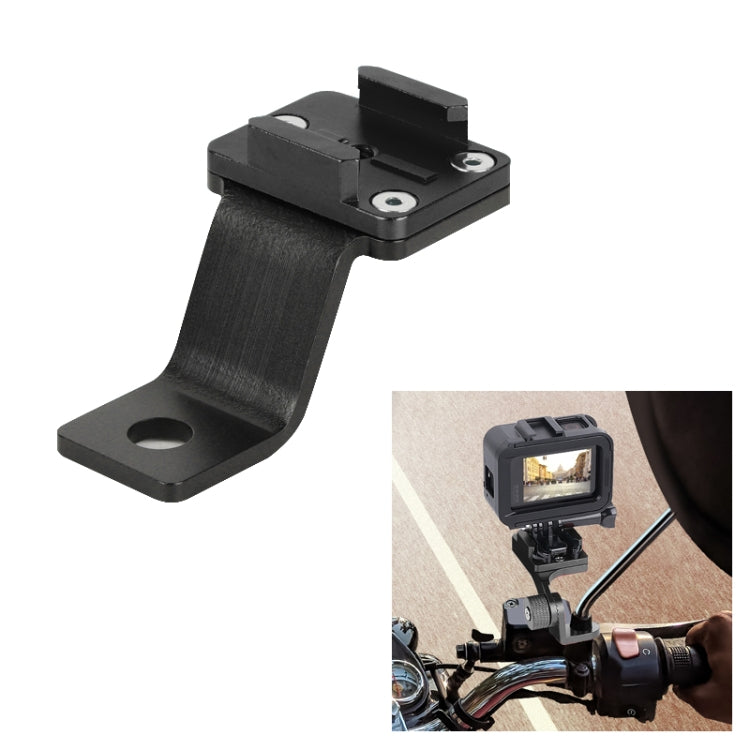 RUIGPRO Motorcycle Handlebar Alloy Phone Bracket for GoPro/ Insta360/DJI OSMO Sport Camera(Black) - Bicycle Handlebar Mount by PMC TechLife | Online Shopping South Africa | PMC TechLife | Buy Now Pay Later Mobicred