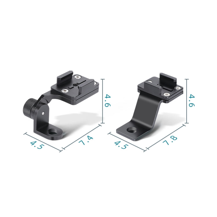 RUIGPRO Motorcycle Handlebar Alloy Phone Bracket for GoPro/ Insta360/DJI OSMO Sport Camera(Cyan) - Bicycle Handlebar Mount by PMC TechLife | Online Shopping South Africa | PMC TechLife | Buy Now Pay Later Mobicred