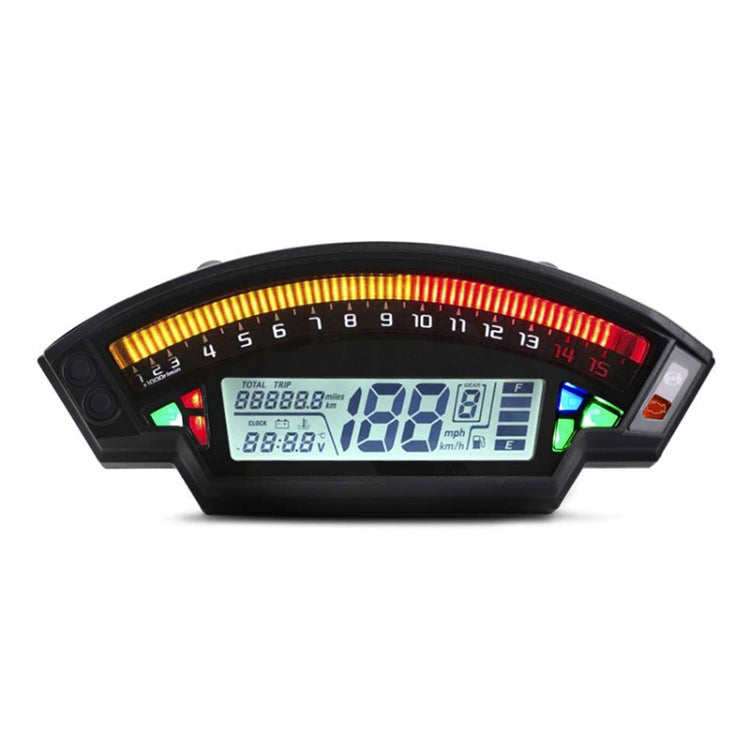 Speedpark Motorcycle LCD TFT Digital Speedometer 14000RPM 6 Gear Backlight Motorcycle Odometer for 1,2,4 Cylinders Meter - free shipping - PMC TechLife - Order now!