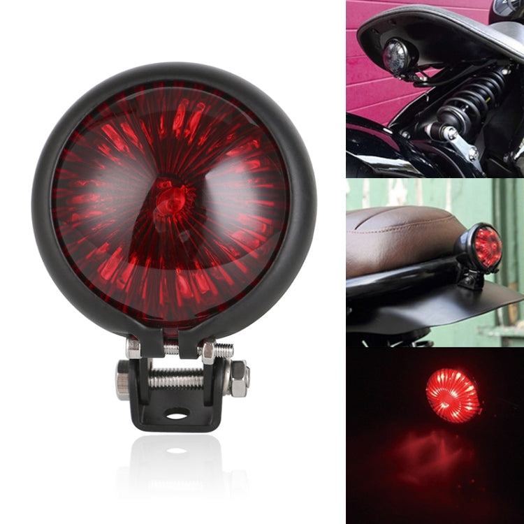 Speedpark 12V Motorcycle Modified Tail Light Brake Light for Harley(Black Red) - Signal Lights by Speedpark | Online Shopping South Africa | PMC TechLife | Buy Now Pay Later Mobicred