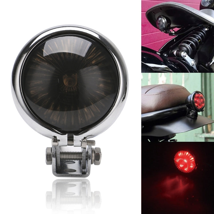 Speedpark 12V Motorcycle Modified Tail Light Brake Light for Harley(Silver+Black) - free shipping - PMC TechLife - Order now!