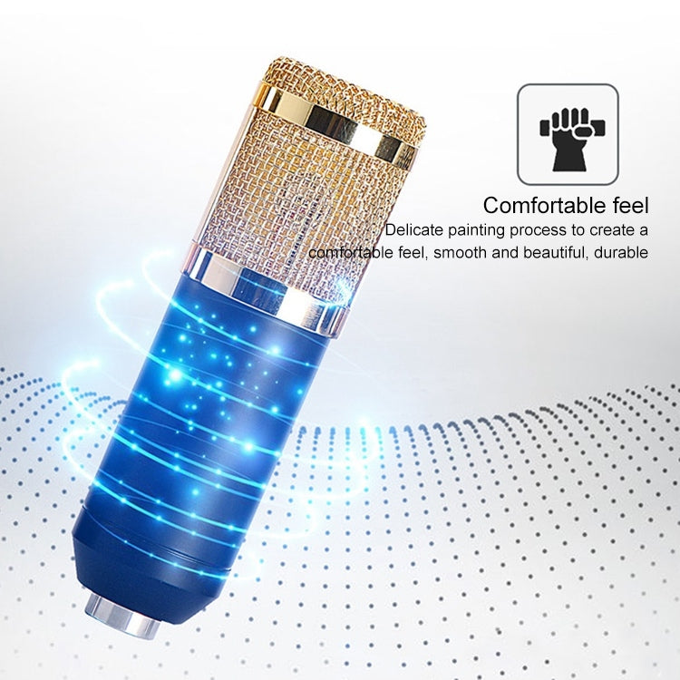 BM-800 Network K-Song Dedicated High-end Metal Shock Mount Microphone Set(Black) - Microphone by PMC TechLife | Online Shopping South Africa | PMC TechLife | Buy Now Pay Later Mobicred