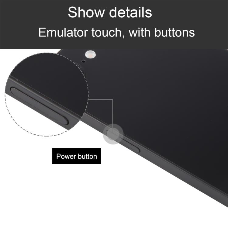 For iPhone 16e Black Screen Non-Working Fake Dummy Display Model (Black) - For iPhone & iPad by PMC TechLife | Online Shopping South Africa | PMC TechLife | Buy Now Pay Later Mobicred
