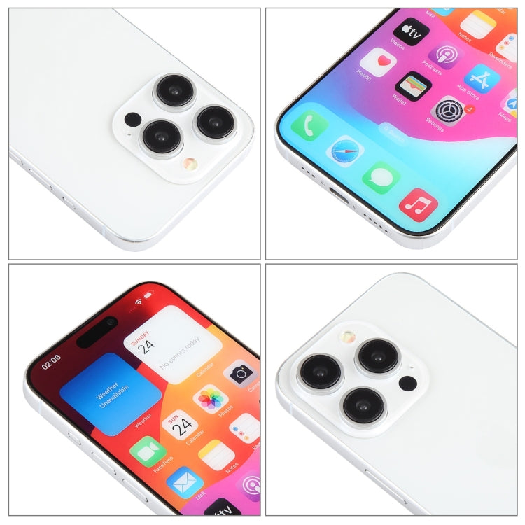 For iPhone 15 Pro Color Screen Non-Working Fake Dummy Display Model (White) - For iPhone & iPad by PMC TechLife | Online Shopping South Africa | PMC TechLife