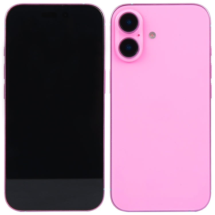 For iPhone 16 Plus Black Screen Non-Working Fake Dummy Display Model (Pink) - free shipping - PMC TechLife - Order now!
