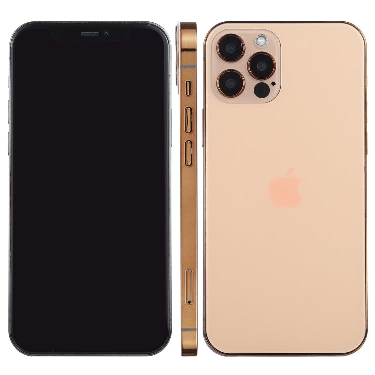 For iPhone 12 Pro Max Black Screen Non-Working Fake Dummy Display Model, Light Version(Gold) - free shipping - PMC Jewellery - Order now!