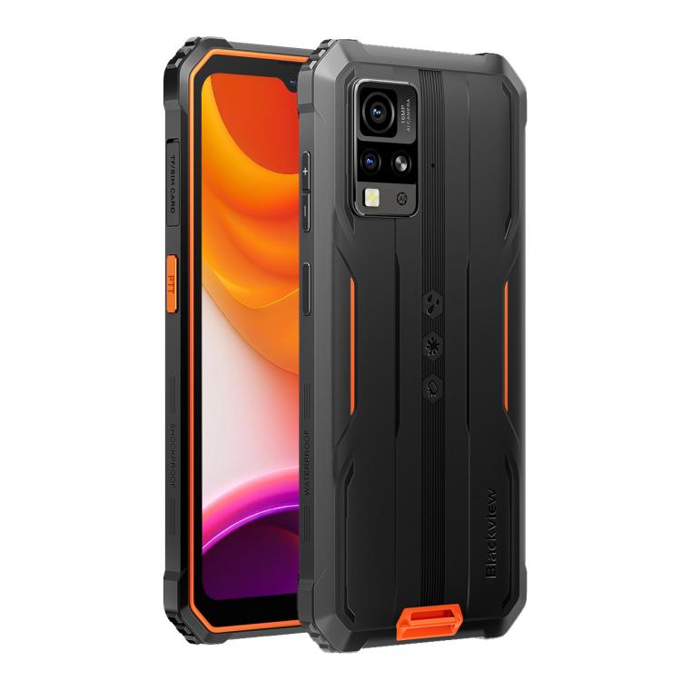 Blackview BV4800 SE Rugged Phone, 4GB+64GB, 6.56 inch Android 15 UMS9320E T615 Octa Core, Network: 4G, OTG, NFC (Orange) - free shipping - PMc TechLife - Order now!