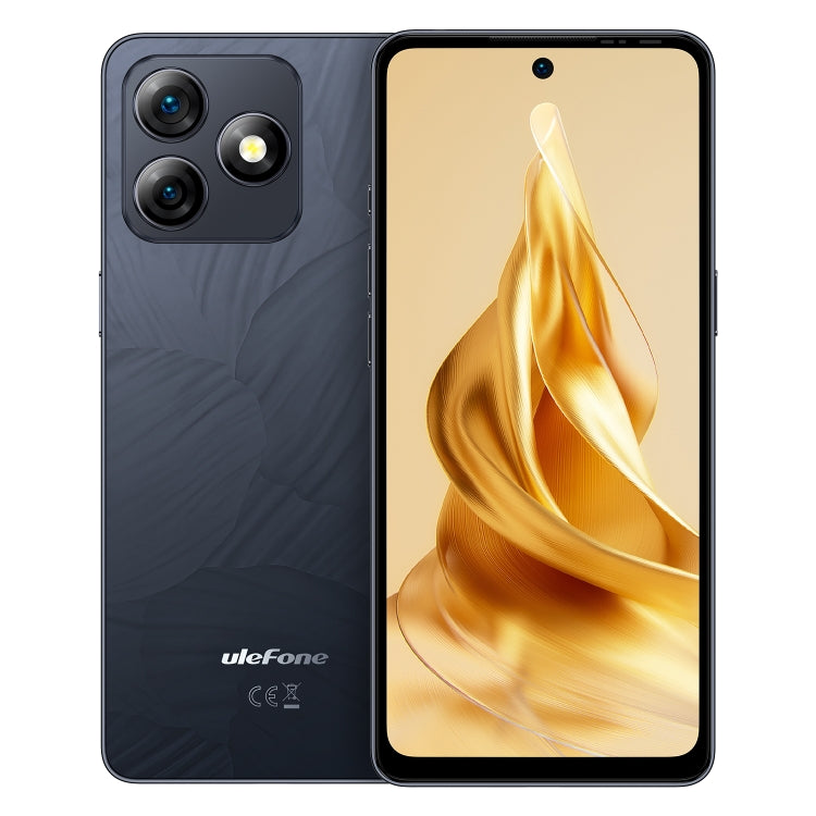Ulefone Note 18 Pro, 6GB+256GB, Face ID & Side Fingerprint, 6.78 inch Android 14 MediaTek Helio G91 MTK6769 Octa Core, Network: 4G, Dual SIM, OTG, NFC (Lustrous Black) - free shipping - PMC Jewellery - Order now!