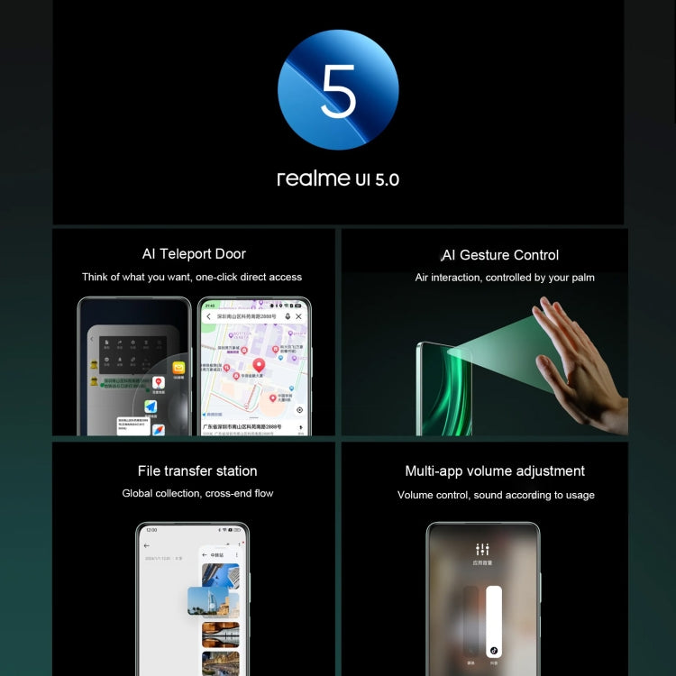 Realme 13, 12GB+512GB, Side Fingerprint Identification, 6.72 inch Realme UI 5.0 Dimensity 6300 5G Octa Core, Network: 5G (Black) - free shipping - PMC Jewellery - Order now!