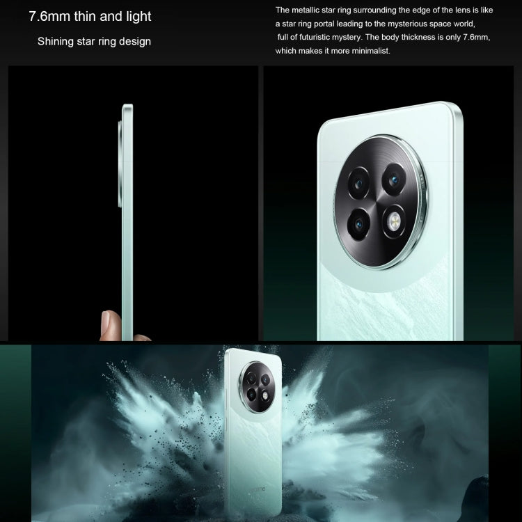 Realme 13 Pro, 8GB+256GB, Screen Fingerprint Identification, 6.67 inch Realme UI 5.0 Dimensity 7300 Octa Core, NFC, Network: 5G (Green) - free shipping - PMC Jewellery - Order now!