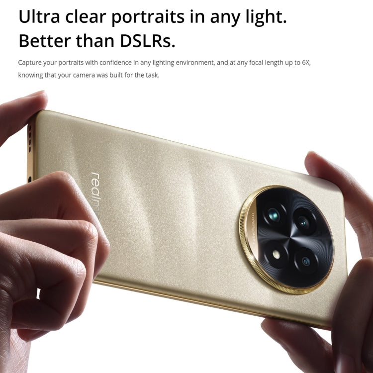 Realme 13 Pro+, 12GB+256GB, Screen Fingerprint Identification, 6.7 inch Realme UI 5.0 Snapdragon 7s Gen 2 Octa Core, NFC, Network: 5G (Gold) - free shipping - PMC Jewellery - Order now!