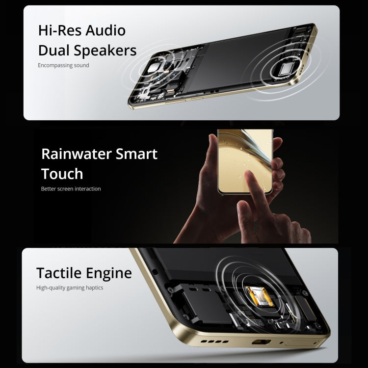 Realme 13 Pro+, 12GB+512GB, Screen Fingerprint Identification, 6.7 inch Realme UI 5.0 Snapdragon 7s Gen 2 Octa Core, NFC, Network: 5G (Gold) - free shipping - PMC Jewellery - Order now!