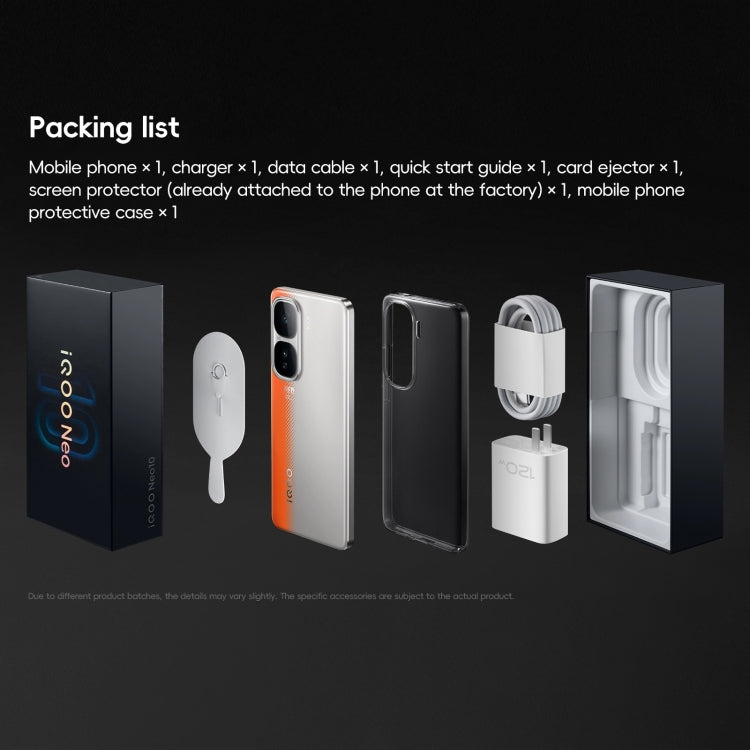 vivo iQOO Neo10, 16GB+512GB, Face ID / Screen Fingerprint Identification, 6.78 inch Android 15 OriginOS 5 Snapdragon 8 Gen 3 Octa Core, OTG, NFC, Network: 5G, Support Google Play (White) - free shipping - PMc TechLife - Order now!