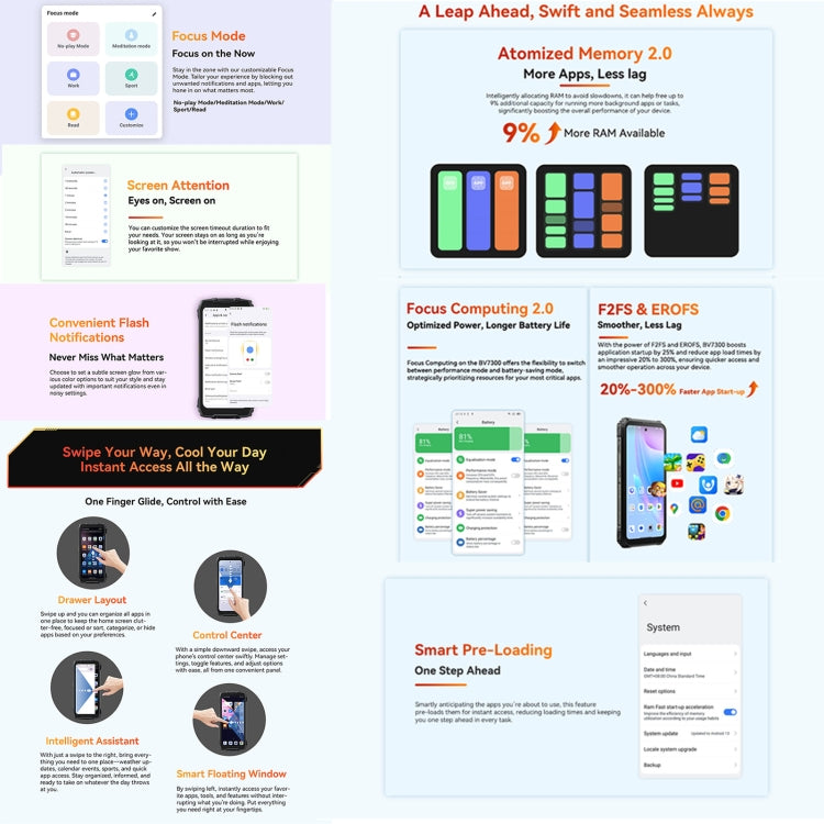 Blackview BV7300 Rugged Phone, 6GB+256GB, IP68/IP69K/MIL-STD-810H, 6.67 inch Android 14 MediaTek Helio G81 MT6769V/CB Octa Core, Network: 4G, OTG (Black) - free shipping - PMC Jewellery - Order now!