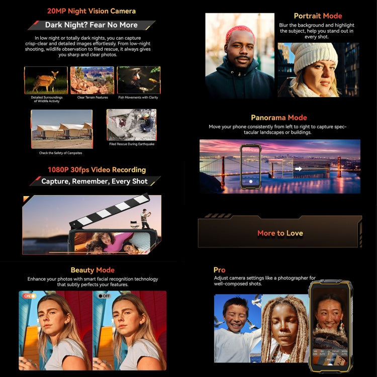 Blackview BV7300 Rugged Phone, 6GB+256GB, IP68/IP69K/MIL-STD-810H, 6.67 inch Android 14 MediaTek Helio G81 MT6769V/CB Octa Core, Network: 4G, OTG (Orange) - free shipping - PMC Jewellery - Order now!