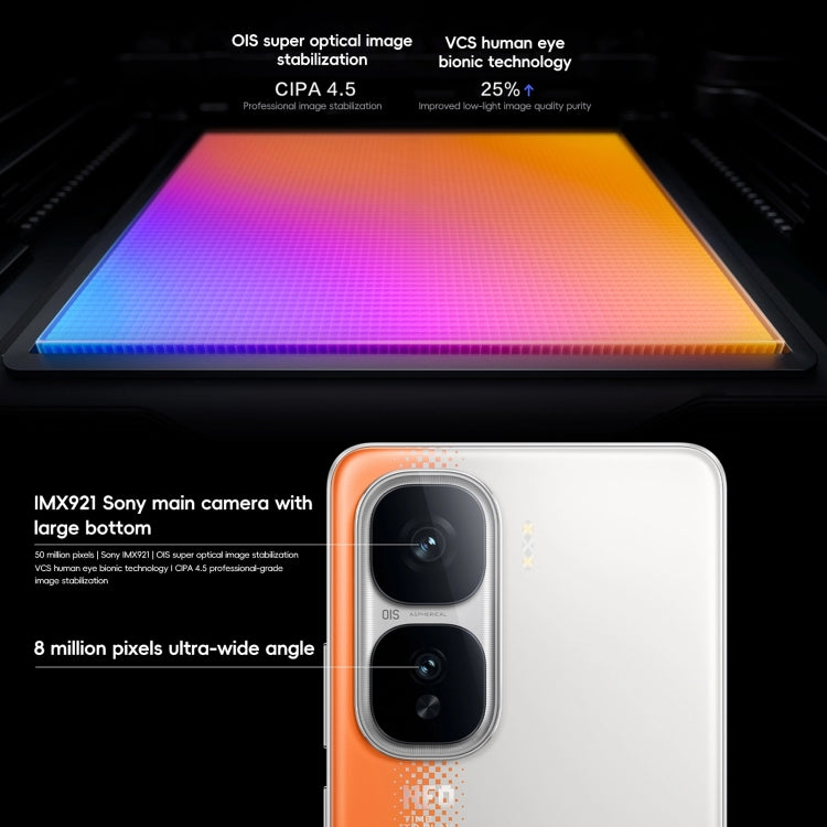 vivo iQOO Neo10, 12GB+256GB, Face ID / Screen Fingerprint Identification, 6.78 inch Android 15 OriginOS 5 Snapdragon 8 Gen 3 Octa Core, OTG, NFC, Network: 5G, Support Google Play (Orange) - free shipping - PMc TechLife - Order now!