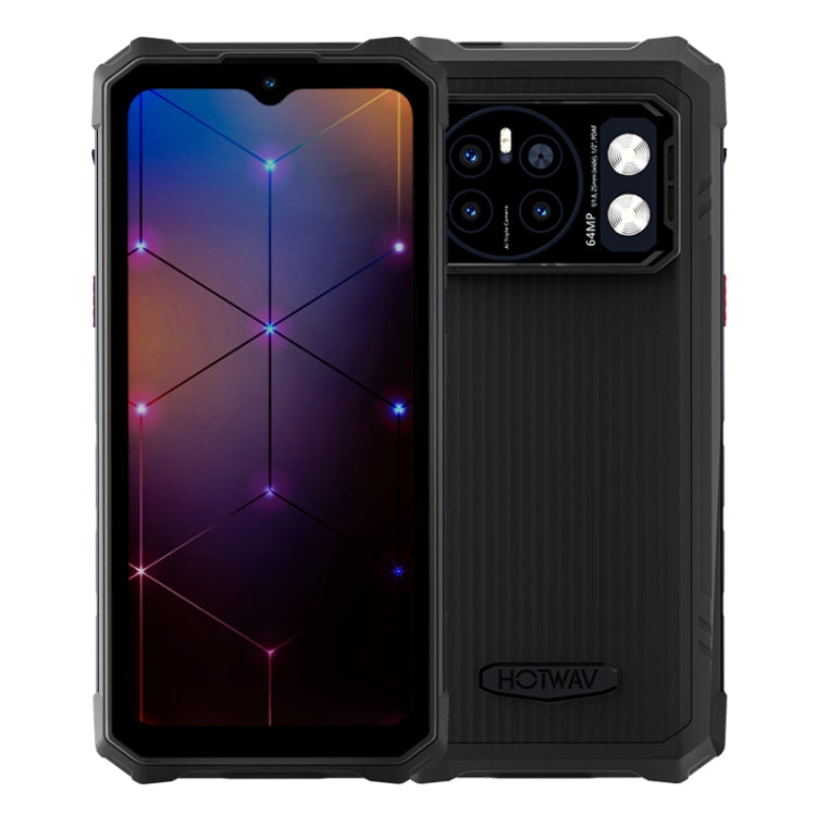 HOTWAV CYBER 13, IP68/IP69K Rugged Phone, 8GB+128GB, 10800mAh, 6.6 inch Android 14.0 Unisoc T606 Octa Core, Network: 4G, NFC, OTG (Black) - free shipping - PMC TechLife - Order now!