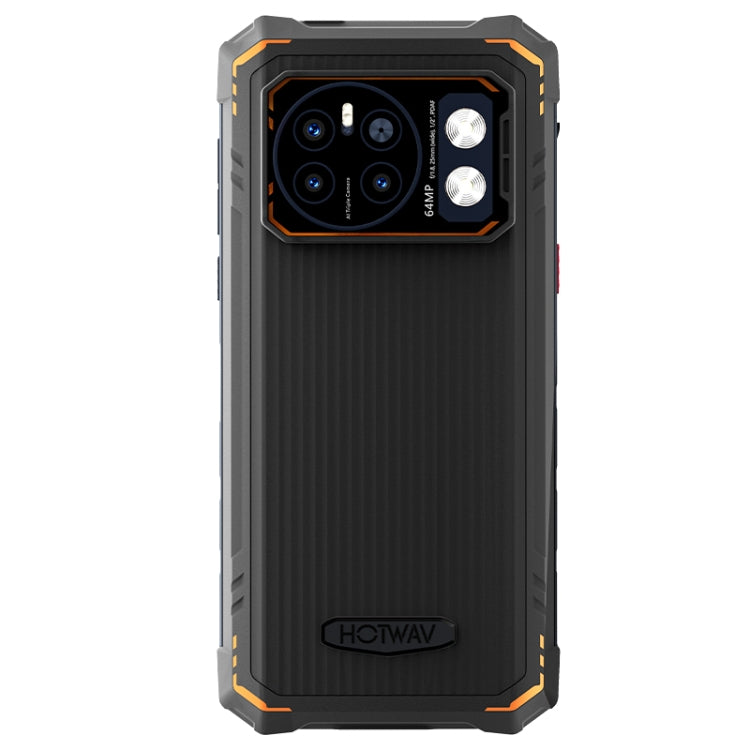 HOTWAV CYBER 13, IP68/IP69K Rugged Phone, 8GB+128GB, 10800mAh, 6.6 inch Android 14.0 Unisoc T606 Octa Core, Network: 4G, NFC, OTG (Orange) - free shipping - PMC TechLife - Order now!