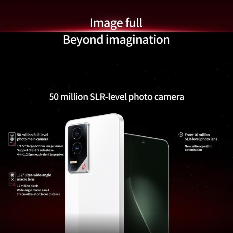 Honor GT, 12GB+512GB, In-screen Fingerprint, 6.7 inch MagicOS 9.0 Android 15.0 Snapdragon 8 Gen 3 Octa Core, Network: 5G, OTG, NFC (White) - free shipping - PMc TechLife - Order now!