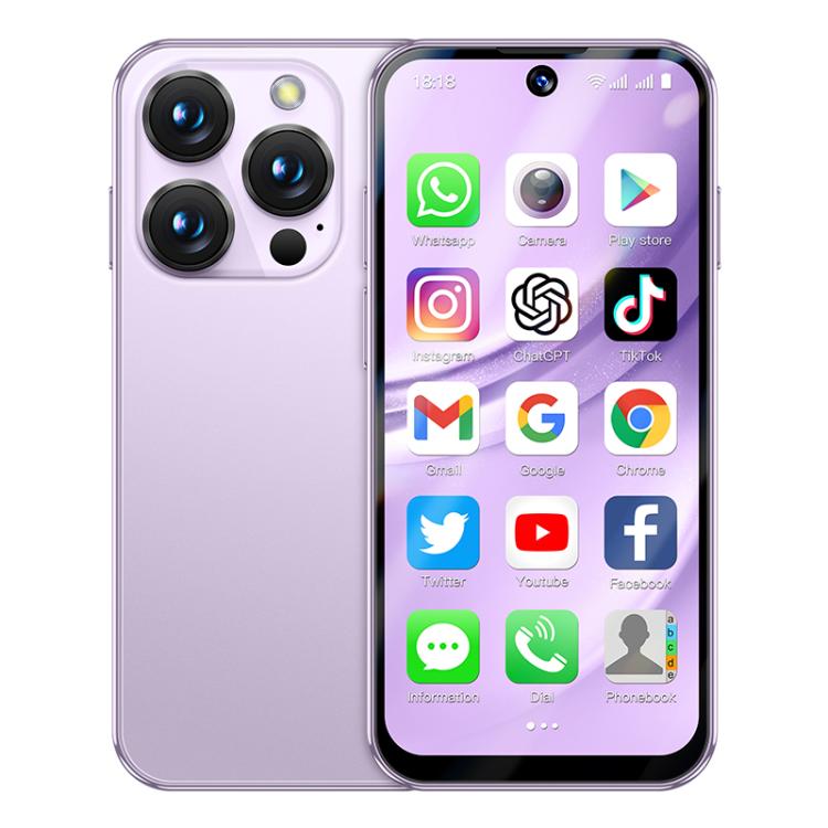 SOYES XS19 Pro, 3GB+32GB, 3.8 inch Android 12.0 MTK6762 Quad Core, Network: 4G, Dual SIM, GPS, OTG, Support Google Play Store (Purple) - free shipping - PMc TechLife - Order now!