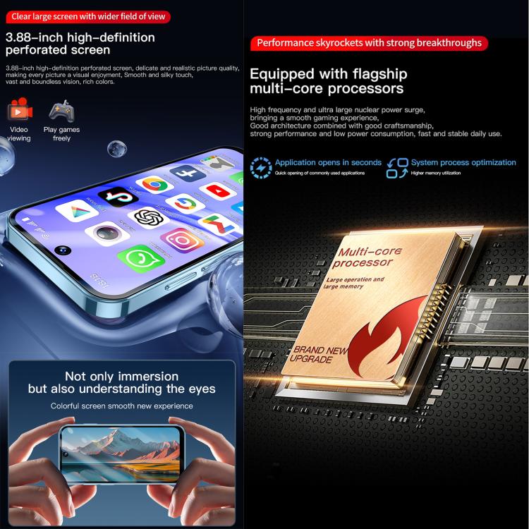 SOYES XS19 Pro, 4GB+64GB, 3.8 inch Android 12.0 MTK6762 Quad Core, Network: 4G, Dual SIM, GPS, OTG, Support Google Play Store (Black) - free shipping - PMc TechLife - Order now!