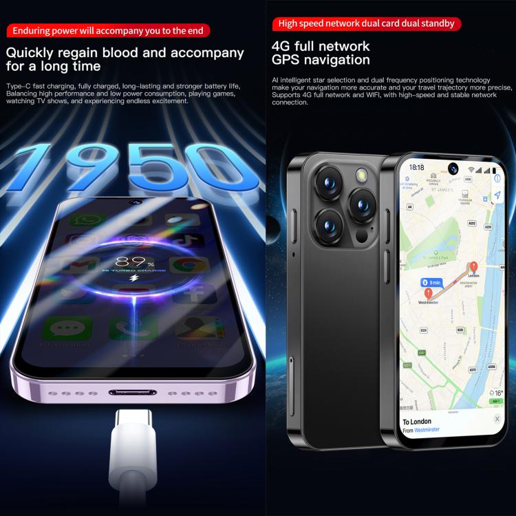 SOYES XS19 Pro, 4GB+64GB, 3.8 inch Android 12.0 MTK6762 Quad Core, Network: 4G, Dual SIM, GPS, OTG, Support Google Play Store (Purple) - free shipping - PMc TechLife - Order now!