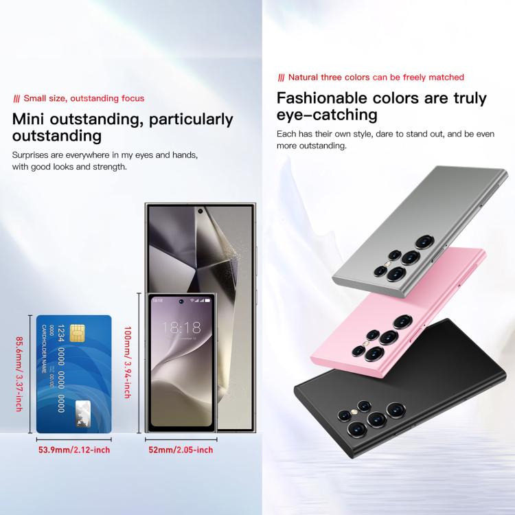 SOYES ONEMYTH S25 Pro, 2GB+16GB, 4.0 inch Android 10.0 MTK6580 Quad Core, Network: 3G, Dual SIM (Grey) - free shipping - PMc TechLife - Order now!