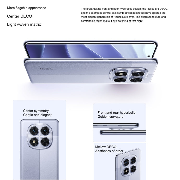 Xiaomi Redmi Note 14 Pro, 12GB+256GB, 6.67 inch Xiaomi HyperOS Mediatek Dimensity 7300-Ultra Octa Core, NFC, Network: 5G (Purple) - free shipping - PMC Jewellery - Order now!