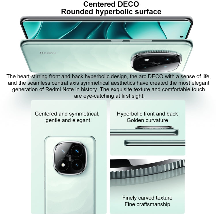 Xiaomi Redmi Note 14 Pro+, 16GB+512GB, 6.67 inch Xiaomi HyperOS Snapdragon 7s Gen 3 Octa Core, NFC, Network: 5G (Green) - free shipping - PMC Jewellery - Order now!