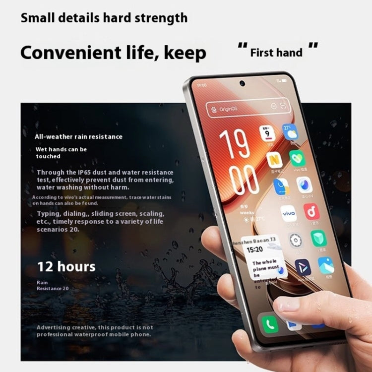 vivo iQOO Z9 Turbo+, 16GB+512GB, 6.78 inch Android 14.0 OriginOS 4 Dimensity 9300+ Octa Core 3.4GHz, OTG, NFC, Network: 5G, Support Google Play (Starlight White) - free shipping - PMc TechLife - Order now!