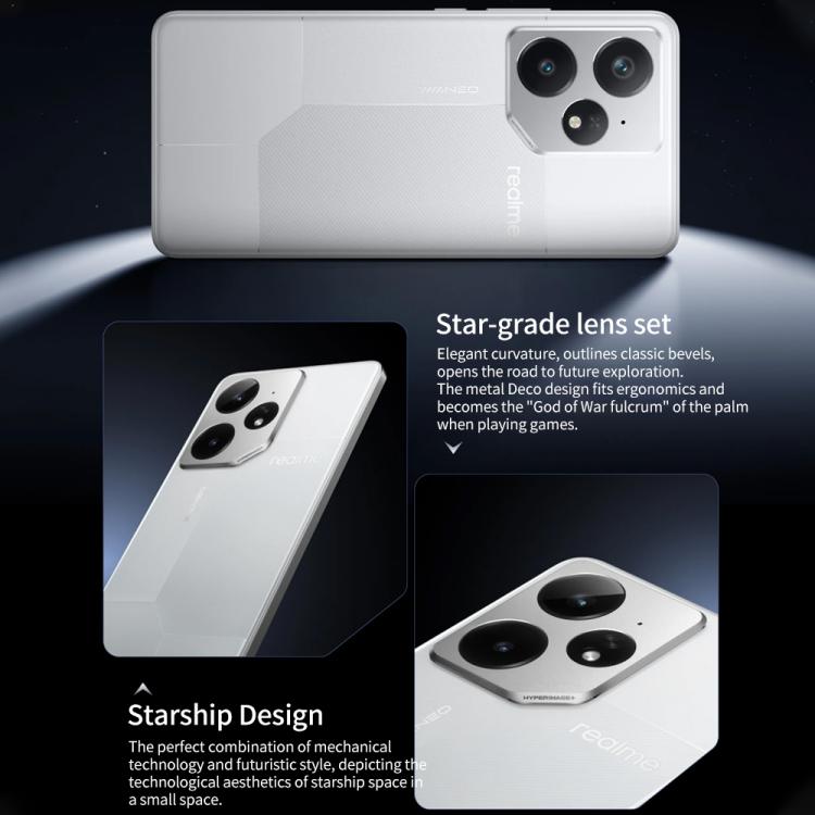 Realme Neo7, 16GB+256GB, 6.78 inch Android 15 / Realme UI 6.0 MediaTek Dimensity 9300+ Octa Core, NFC, Network: 5G, Support Google Play (White) - free shipping - PMc TechLife - Order now!