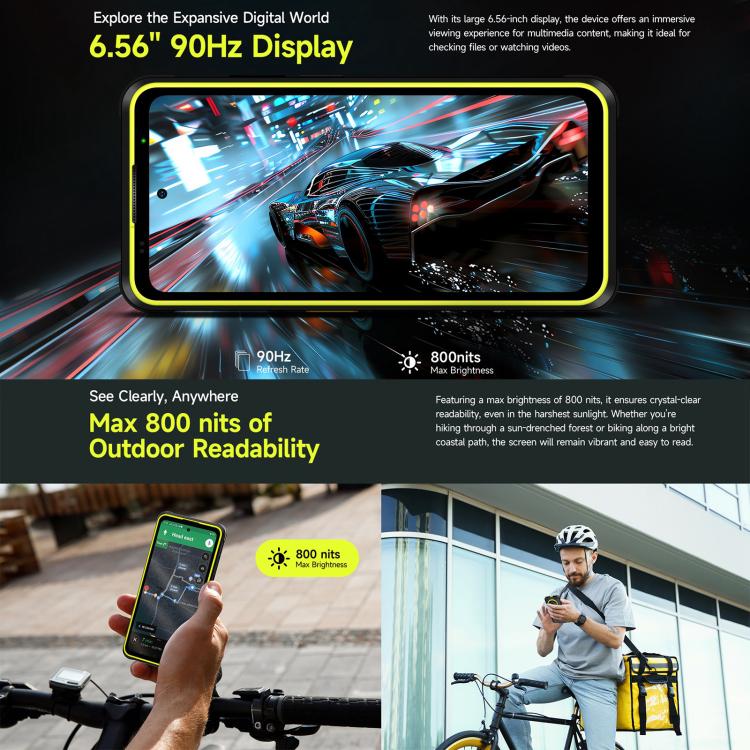 Ulefone Armor X31, 6GB+128GB, Night Vision, IP68/IP69K Rugged Phone, 6.56 inch Android 14 MediaTek Helio G91 Octa Core, Network: 4G, NFC, OTG (Green) - free shipping - PMC TechLife - Order now!