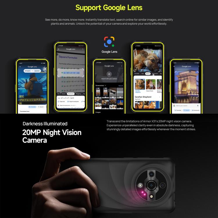 Ulefone Armor X31, 6GB+128GB, Night Vision, IP68/IP69K Rugged Phone, 6.56 inch Android 14 MediaTek Helio G91 Octa Core, Network: 4G, NFC, OTG (Orange) - free shipping - PMC TechLife - Order now!