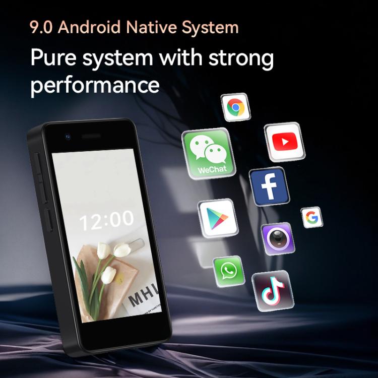 MELROSE S18, 2GB+16GB, 2.95 inch Android 9.0 MTK6737 Quad Core, Bluetooth, WiFi, Network: 4G (Black) - free shipping - PMc TechLife - Order now!