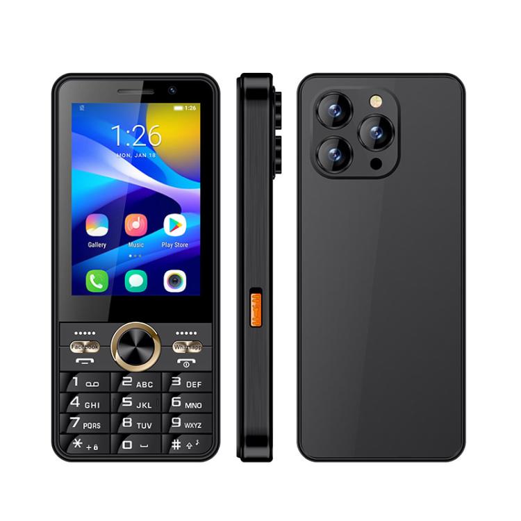 UNIWA XS17 Feature Phone, 2GB+16GB, 3.5 inch Android 8.1 MT6737M Quad Core, Network: 4G, Dual SIM Card (Black) - free shipping - PMc TechLife - Order now!