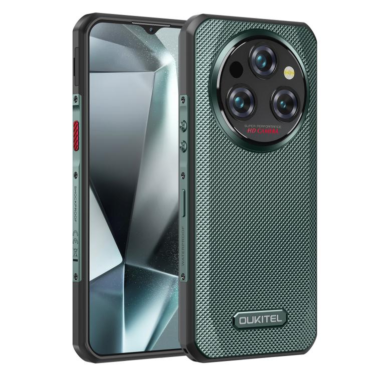 Oukitel WP35 Pro 5G Rugged Phone, 12GB+512GB, 6.6 inch Android 14 MediaTek Dimensity 6300 Octa Core, NFC, OTG, Network: 5G (Green) - free shipping - PMc TechLife - Order now!