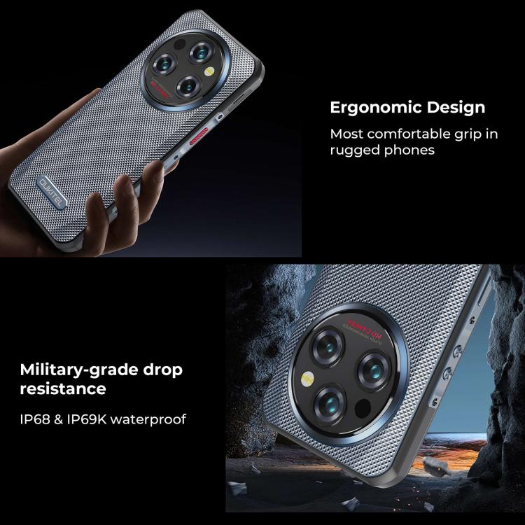 Oukitel WP35 Pro 5G Rugged Phone, 12GB+512GB, 6.6 inch Android 14 MediaTek Dimensity 6300 Octa Core, NFC, OTG, Network: 5G (Green) - free shipping - PMc TechLife - Order now!