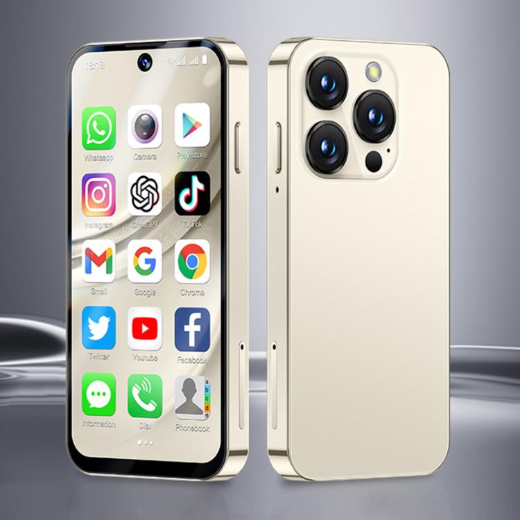 SOYES XS19 Pro, 6GB+128GB, 3.8 inch Android 12.0 MTK6762 Quad Core, Network: 4G, Dual SIM, GPS, OTG, Support Google Play Store (Beige) - free shipping - PMc TechLife - Order now!