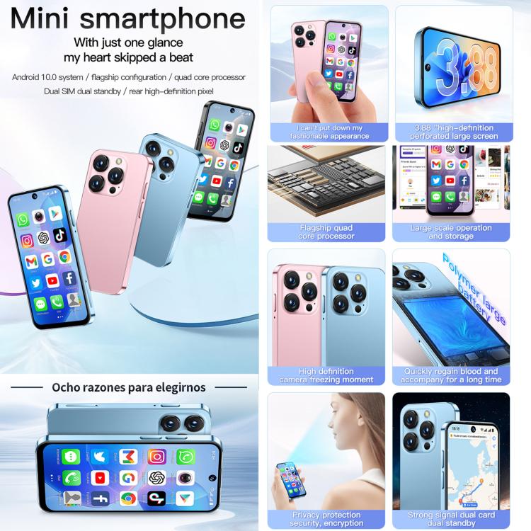 SOYES XS19, 2GB+16GB, 3.88 inch Android 10.0 MTK6580 Quad Core, Network: 3G, Dual SIM (Black) - free shipping - PMc TechLife - Order now!