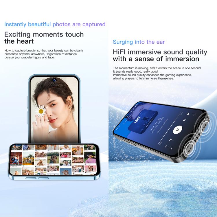 SOYES XS19, 2GB+16GB, 3.88 inch Android 10.0 MTK6580 Quad Core, Network: 3G, Dual SIM (Blue) - free shipping - PMc TechLife - Order now!